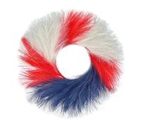 Jooehyer Guirlande de Plumes du Jour de L'Indépendance, Décoration Suspendue de Porte, Guirlande D'Ambiance de Fête, Couronnes du Jour de L'Indépendance