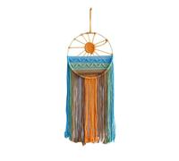 Jooehyer Lever et Coucher du Soleil Tenture Murale en Corde de Coton Tapisserie Tissée à la Main Minimaliste Maison chez L' Décoration D'Ambiance Murale A
