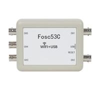 Jooehyer Oscilloscope USB Wi-Fi Fosc53C 1 M Entrée Synchrone à 5 Canaux Oscilloscope Portable pour Réparation Électrique Automobile