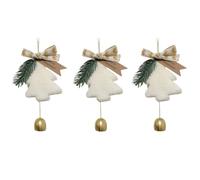 Jooehyer Pendentif pour Sapin de Noël Pendentif Cloche de Bonne Année Noël Décorations pour Ornements de Noël Cadeaux pour Couple D