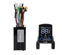 Jooehyer Pièces de Conversion de Puissance Lithium-ION pour Vélo de Montagne Compteur LCD Couleur S-100 avec Ensemble de Contrôleurs Trimode 26A