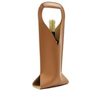 Jooehyer Sac à Vin en Cuir pour Bouteille de Vin, Sac à Main pour Champagne, Sac Cadeau pour Noël, Mariage, Voyage, Anniversaire B