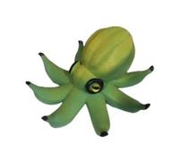 Jooehyer Statue de Poulpe Drôle de Banane, Statue de Poulpe Décorative Mignonne pour Jardin, Salon, Cour, Maison, Vert