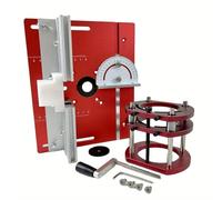Jooehyer Table Du Routeur en Aluminium Kit de Plaque en Insertion Système de Lifting Du Routeur Système de Travail Du Travail Du Travail Du Travail des Outils Auxiliaires Carpenter Auxiliaire