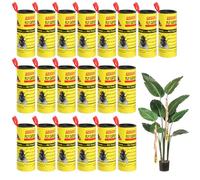 Joogee 20 Pcs Rubans Attrape Mouches Rouleau adhésif Mouche Collant Attrape Mouche Papier Tue Mouche pour Les moustiques et Autres Insectes Volants
