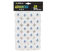 Joola Balle de tennis de table Training Advanced 3 étoiles 40+ mm Blanc 24 pièces