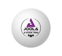 JOOLA Balles de ping-Pong 3-Star, Qualité Premium, 3 étoiles, Excellentes caractéristiques de Jeu et Longue durée de Vie, Compatibles Indoor et Outdoor,24 pièces, Blanc.