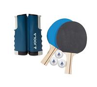 JOOLA Filet de ping-Pong rétractable pour n'importe Quelle Table - Filet de Tennis de Table Portable et Poteau Extensible de 1,5 m et Pinces jusqu'à 5,1 cm d'épaisseur - Ensemble de Raquette et de