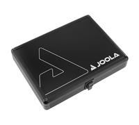 JOOLA Housse de Tennis de Table en Aluminium pour 1 Raquette et 3 Balles - Noir, 29 x 22 x 5,5 cm
