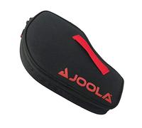 JOOLA - Housse rembourrée pour Raquette de Ping-Pong avec Compartiment de Rangement pour 4 balles - Housse de Protection pour Raquette de Tennis de Table en Caoutchouc - Noir - 31 x 18 x 5,1 cm