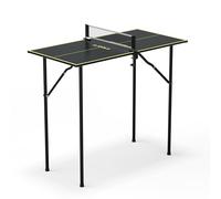 JOOLA Mini Table de ping-Pong - Table de ping-Pong intérieure, Table de Loisirs avec Filet de ping-Pong, Gris foncé