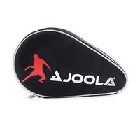 JOOLA Hülle Pocket Double Housse 2 Raquettes de Tennis de Table-Sac imperméable, Noir/Rouge, 28 x 17 x 4 cm