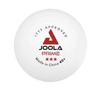 Joola PRIME unisexes Balles de tennis de table , blanches, taille unique, paquet de 3