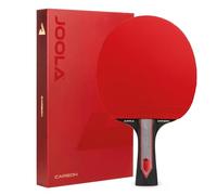 Joola Red Carbon Pro - Raquette de tennis de table haute vitesse avec couches de carbone, caoutchouc micron et puissance explosive