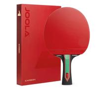 JOOLA Red Carbon Raquette de Tennis de Table Pro avec Boîte Magnétique | Série Red Carbon premium | Construction carbone haute performance | Boîte magnétique incluse | Pour joueurs compétitifs