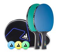 JOOLA Set de Raquettes de Tennis de Table Colorato, Colorato Duo et Black & White - Idéal pour Les familles, Les débutants et Les Professionnels