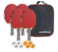 JOOLA TEAM SCHOOL Set de tennis de table - 4 raquettes/8 balles
