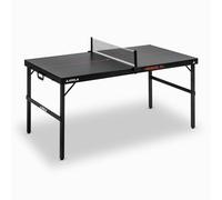 JOOLA Table de Tennis de Table Midsize FA, Unisex-Adult, Table de ping-Pong Pliable, Filet de ping-Pong Inclus, Gris-Orange, 152x71,5x76, 12kg
