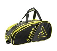 JOOLA Tour Elite Sac de Pickleball - Sac à Dos et Sac de Sport pour pagaies et Accessoires de Pickleball - Poches isothermes pouvant contenir Plus de 4 pagaies - avec clôture, Noir/Jaune, Taille