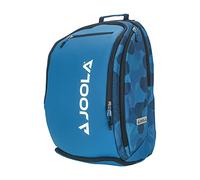 JOOLA Vision II Deluxe Sac à dos de pickleball - Grand sac à pagaie pour 4 pagaies et équipements de pickleball - Crochet de clôture, poches supplémentaires, rangement ventilé pour chaussures - Bleu, bleu