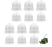 joonnair 12 Pompe D'ampoule D'amorce et Tasse d'huile de Carburateur Poire Amorcage pour Carburateur et Tondeuse Pompe à Ampoule D'amorce Débroussailleuse FS38 FS40 FS55 FS56 FS80 FS85 FS130(19/22mm)