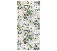 JOONOR Film d'intimité rétro pour fenêtre de Maison, Motif Fleurs de gardénia, Autocollant Statique 3D Arc-en-Ciel pour Salle de Bain, Salon, Porte en Verre, 43 x 100 cm