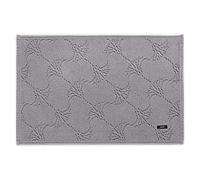 Joop! 085 - Tapis de bain design New Cornflower, Coton, argenté, 50 x 70 cm