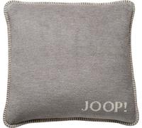 Joop! 754639 Coussin Double Face en Coton/polyacrylique Argenté/Nature 50 x 50 cm