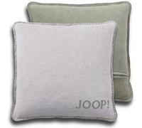 Joop! 758958 Housse de Coussin Double Face en Coton/polyacrylique Argenté/Jade 50 x 50 cm