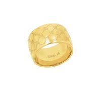 Joop! - Bague pour Femme en Acier inoxydable - Plaqué Or/Doré - Motif en Forme de Bleuet