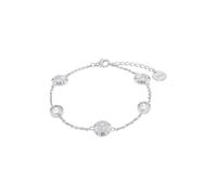 JOOP! Bracelet Argent Sterling 925 Bracelet Femme, avec Zircone Cubique synth., 17+3 cm, Blanc, Bleuet, Livré dans une Boîte Cadeau Bijoux, 2038048