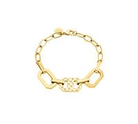 Joop ! Bracelet pour femme en acier inoxydable, 19,5 cm, doré, livré dans un coffret cadeau, 2035035