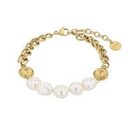 JOOP! - Bracelet pour Femme en Acier inoxydable - Plaqué Or/Doré - Avec Perles - JOO-B0021