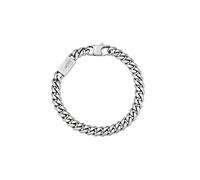 JOOP! Bracelet pour homme en acier inoxydable, avec dumortiérite, 18,5 cm, noir, livré dans un coffret cadeau, 2033995