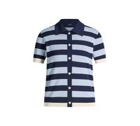 JOOP! Cardigan 'Kasha' bleu marine / bleu clair / blanc cassé, Taille XXS-XS
