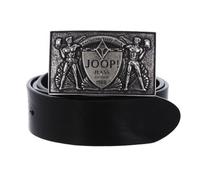 JOOP! Ceinture noir en cuir pour homme - Buckle Jeans Belt 4,0 CM 173758 110 cm