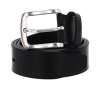 JOOP! Ceinture noir en cuir pour homme - Jeans Belt 4,0 CM Black-Silver 173767 110 cm