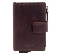 Joop! Cerratano Étui pour cartes de crédit Protection RFID Cuir véritable 10.5 cm brun