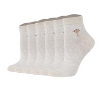 JOOP! Chaussettes beige foncé / blanc naturel, Taille 39-42