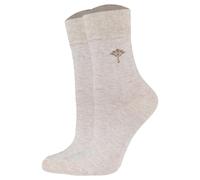 JOOP! Chaussettes beige foncé / marron, Taille 39-42