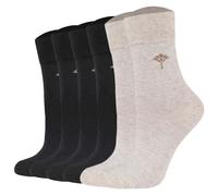 JOOP! Chaussettes beige / noir, Taille 39-42