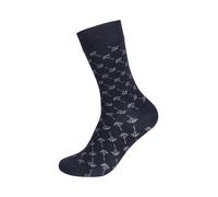 JOOP! Chaussettes bleu marine / gris clair, Taille 43-46