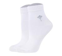 JOOP! Chaussettes gris / blanc, Taille 39-42