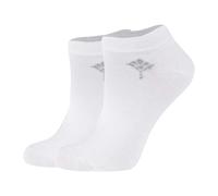 JOOP! Chaussettes gris / blanc, Taille 39-42