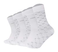 JOOP! Chaussettes gris / blanc, Taille 39-42