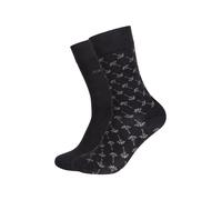 JOOP! Chaussettes gris / noir, Taille 43-46