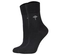 JOOP! Chaussettes noir / blanc cassé, Taille 35-38