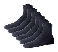 JOOP Chaussettes Unisex Quart, Pack De 6 - Coton Biologique Essentiel Premium