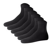 JOOP Chaussettes Unisex Quart, Pack De 6 - Coton Biologique Essentiel Premium