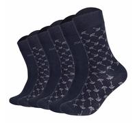 JOOP! Chaussettes bleu foncé / gris, Taille 39-42